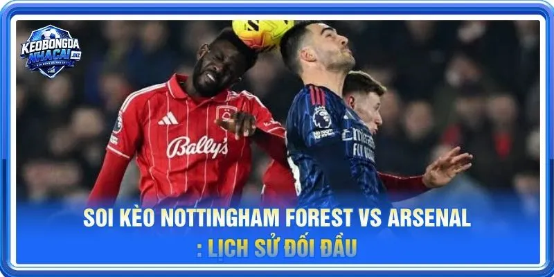 Lịch sử đối đầu Nottingham Forest vs Arsenal nghiêng về Arsenal nhiều hơn